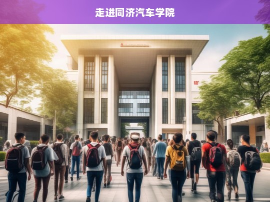 走进同济汽车学院，走进同济 汽车学院之旅