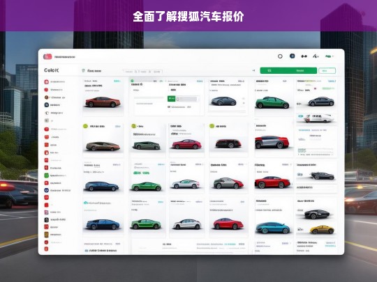 全面了解搜狐汽车报价，搜狐汽车报价全知道