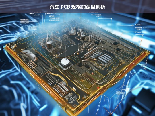 汽车 PCB 规格的深度剖析，汽车 PCB 规格剖析