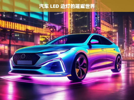 汽车 LED 边灯的璀璨世界，汽车 LED 边灯，璀璨世界之探索