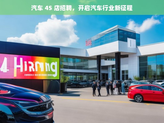 汽车 4S 店招聘，开启汽车行业新征程，汽车 4S 店招聘，踏上汽车行业新征程